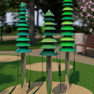 Utomhusinstrument Sylvan Bell-Trees - Trio