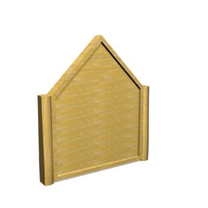 Playhouse fronts – Gable