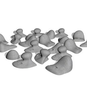 Climbing grip grey (20 pcs)