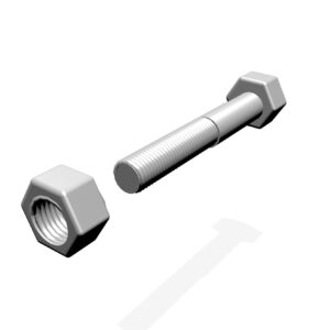 Bolt for counterhold incl. M20 lock nut