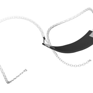 Wrap around seat with plastic covered chain