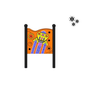 Lekpanel Bräde Raket 3 Lumo