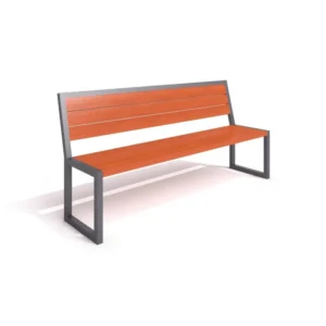 Parkbänk stål 14