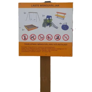 Informationsskylt Wilma 50x50 cm