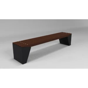 Parkbänk på betongben Kunda