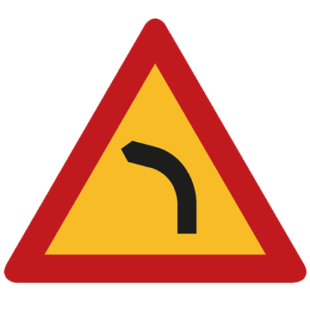 A1 - Varning för farlig kurva