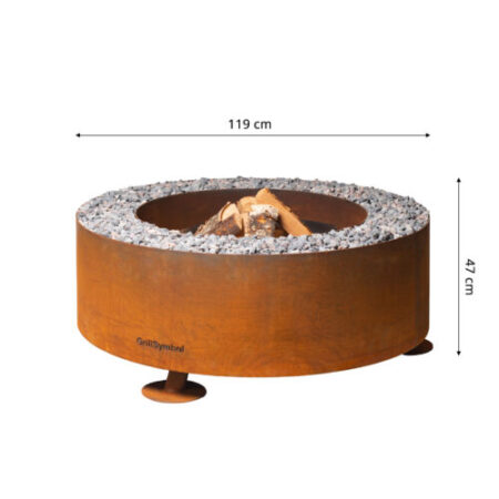 Grill Corten ⌀ 119 cm