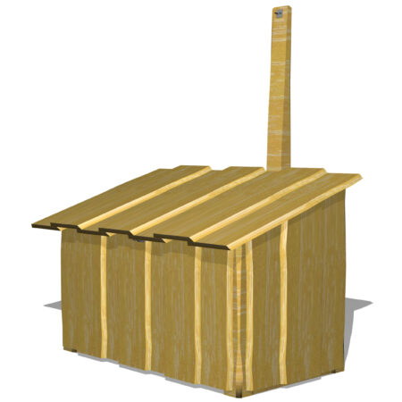 Förvaringslåda med stålbotten