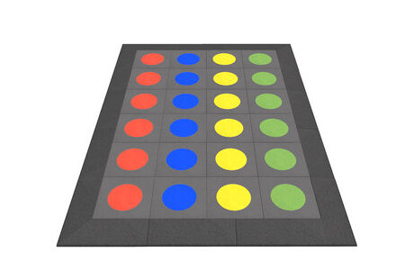 Gummiplattor 45mm EPDM för lekplatser