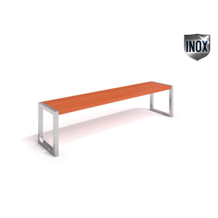 Rostfritt stål bänk 06
