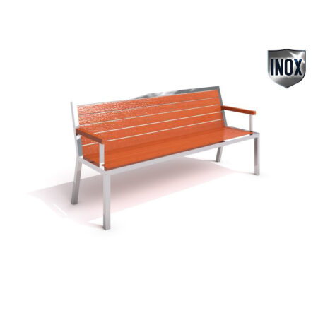 Rostfritt stål bänk 08