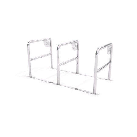 rostfritt stål cykelställ 05