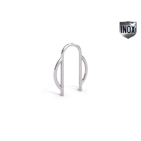 Cykelställ 08 rostfritt stål U-form