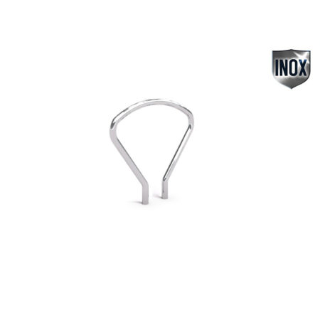 Cykelställ 25 rostfritt stål U-form