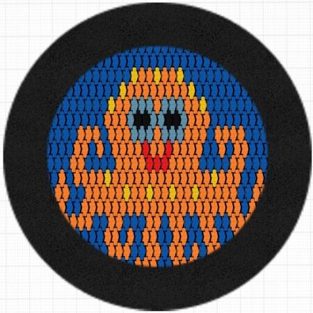 Studsmatta RADO 175 Bläckfisk