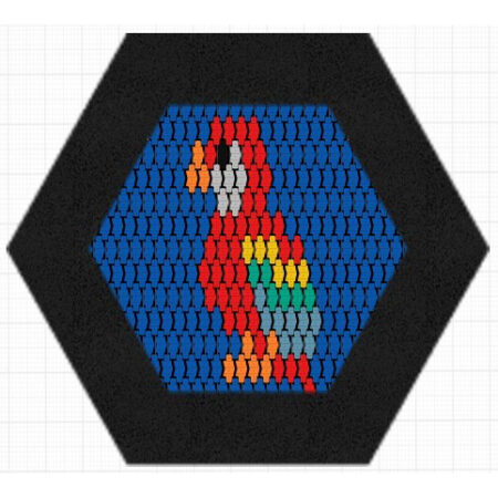 Studsmatta Hexo PAPEGOTA