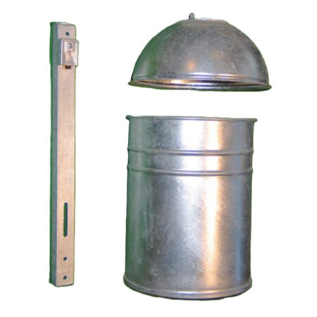 Galvaniserad soptunna