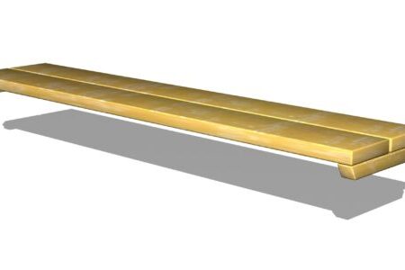 Bänk mellan blomlådor