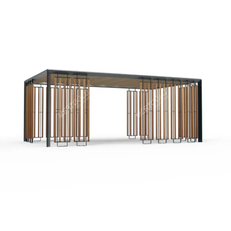 Equinox pergola plus med jute tak Mef-202
