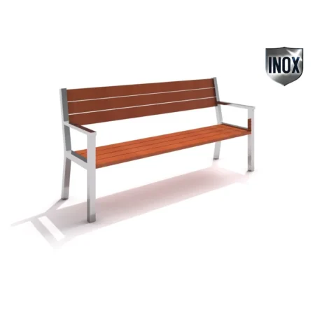 Rostfritt stål bänk 07