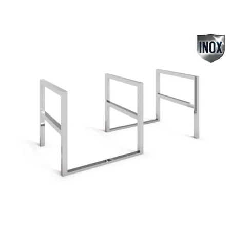 Cykelställ 06 rostfritt stål U-form