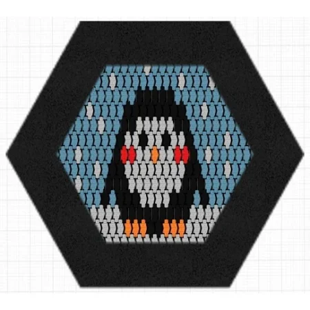 Studsmatta Hexo Pingvin