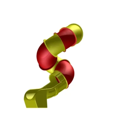 Spiral PE rörslider 2,00m, 2,50m