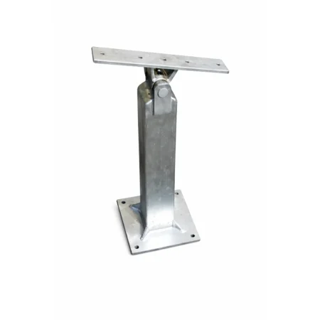 Vipplager med stolpe och markplatta