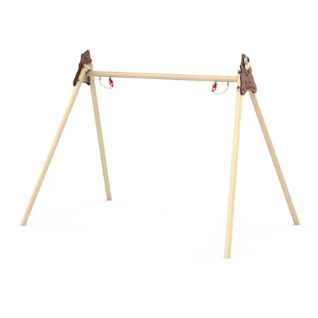 Gungstativ i metall för 1 fågelbo gunga