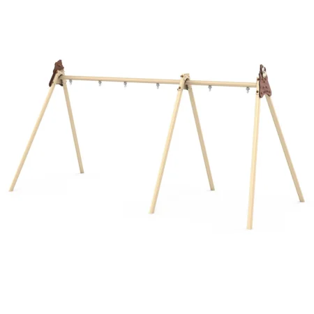 Gungstativ i metall för 3 gungor