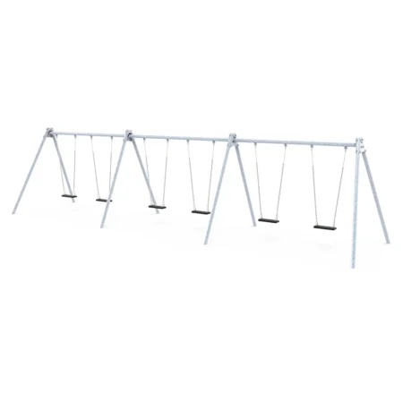 Gungstativ, metallmodul med 6 gungor