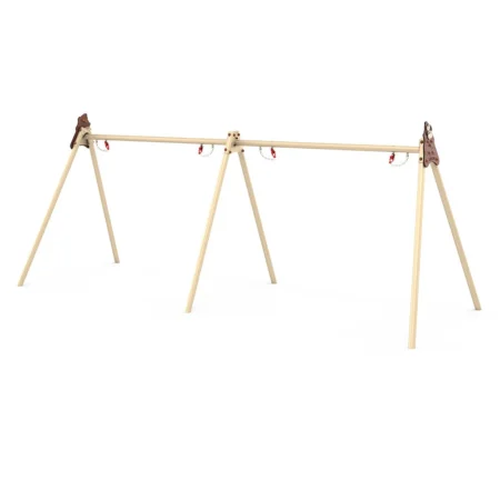 Gungstativ i metall för 2 fågelbogungor