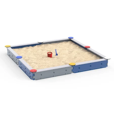 Sandlåda med 8 sidor