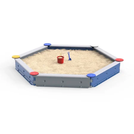 Sandlåda med 6 sidor