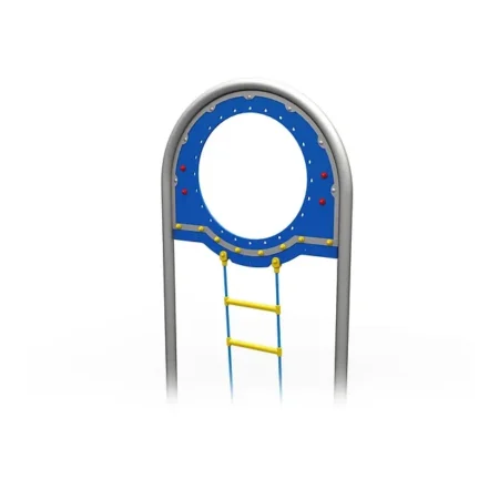 Bågformad startpanel Blå m/stege