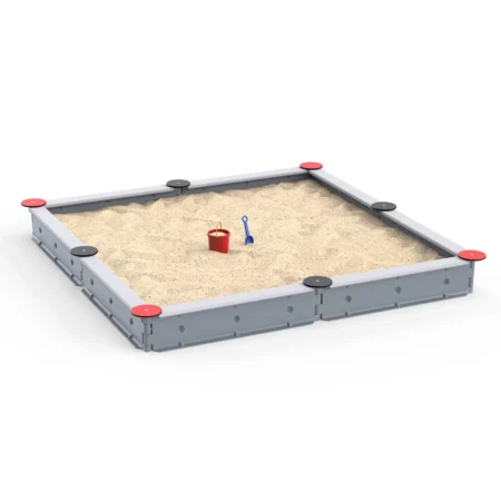 Sandlåda med 8 sidor