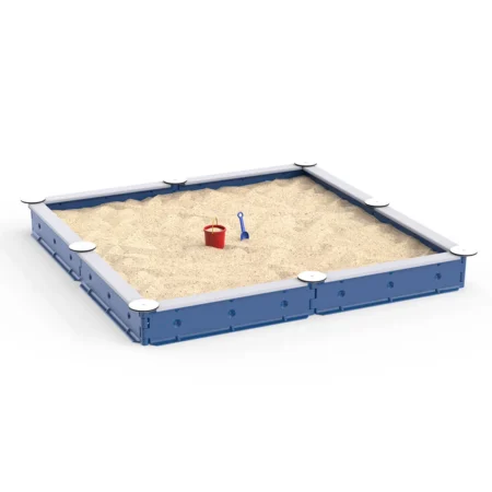 Sandlåda med 8 sidor