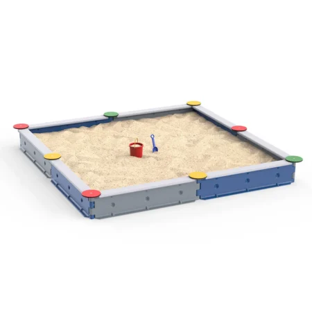 Sandlåda med 8 sidor