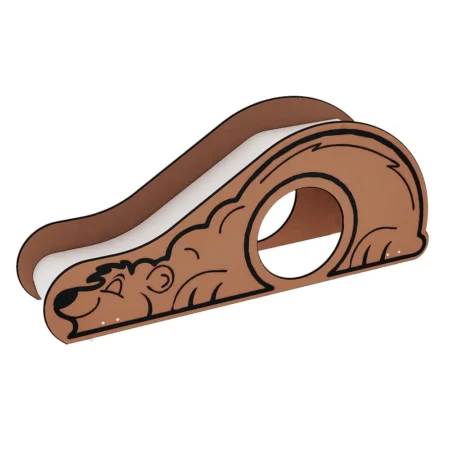 Brunbjörn Öppen rutschkana