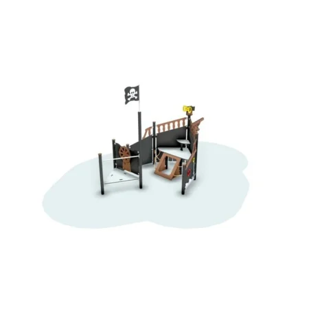 Sixtus Stor bogsektion med mast och roder