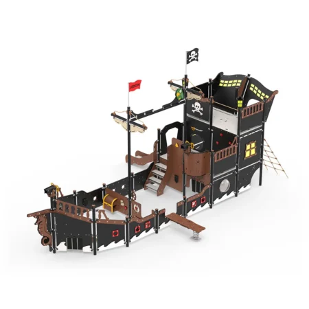 Atlantic Giant piratskepp med rutschkana