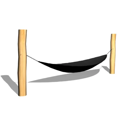 Hängmatta system, fartygsmodell, svart, inkl. Upphängningar