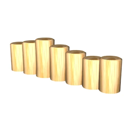 Robinia Palisade i olika nivåer