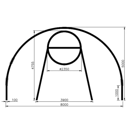 Målgård Basket olika mått