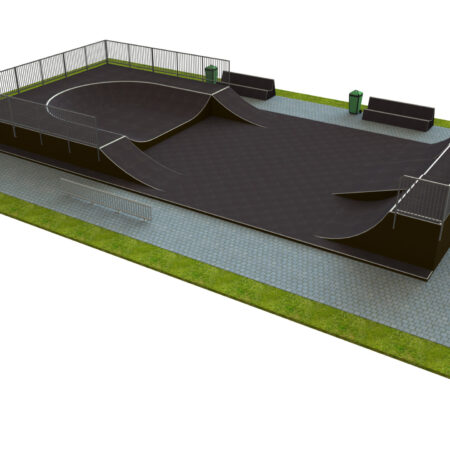 Base Monolith Skatepark 10×20 m