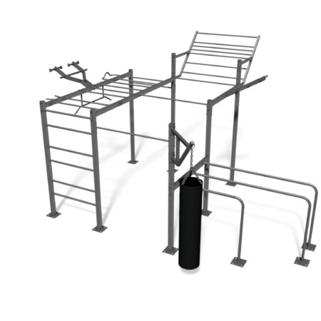 Gym New York-set rostfritt stål