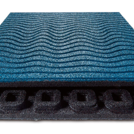 Mönstrad gummiplatta Vågtegel (m2)