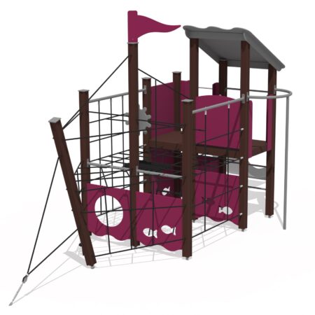 Lekbåt Lekskepp Kaptentrumma