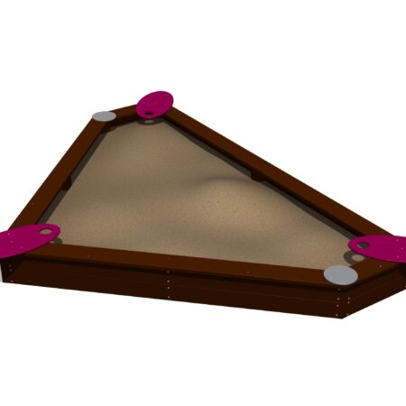 Sandlåda triangulär