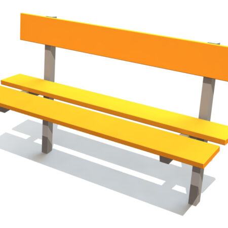 Parkbänk Maja med ryggstöd